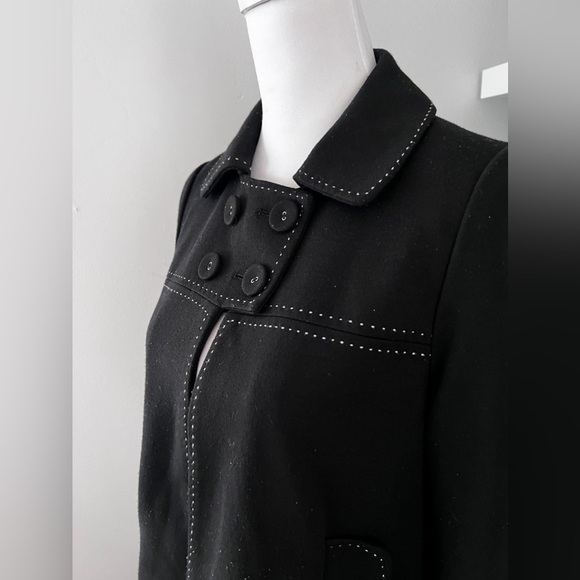 Sandro Sportswear Blazer Women’s Jacket Black Size Small - Picture 3 of 10